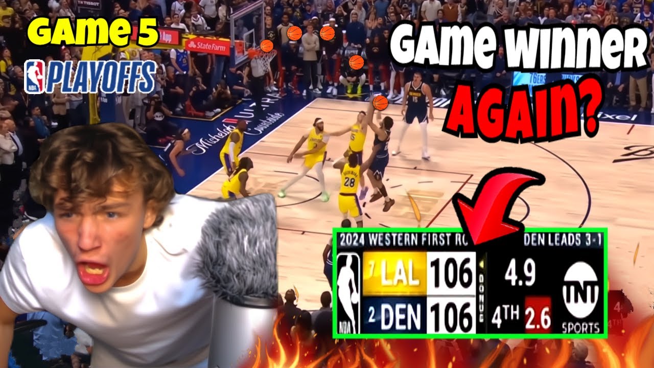 Lakers Fan Reacts To Los Angeles Lakers vs Denver Nuggets Game 5 Full ...