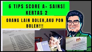 TEKNIK MENJAWAB SAINS SPM | KERTAS 2| MUDAHNYA SAINS |SCORE A 