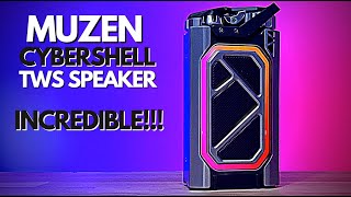 Muzen Cybershell Cyber Speaker - SPEAKER is a BEAST! Metal Zinc Alloy build with INCREDIBLE sound!