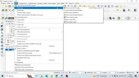 Creación de capa vectorial en QGIS
