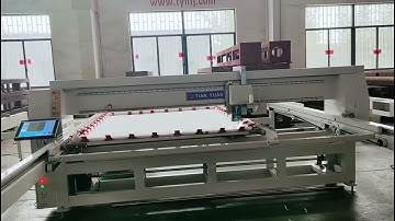 Testing video for jose- 5 sets most advanced single needle quilting machine HFJ-28Z-2 HFJ-26Z-2