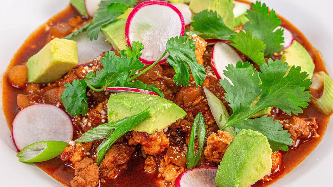 How To Make Pozole Rojo-Style Chili with Turkey or Pulled Chicken By Rachael | Rachael Ray Show