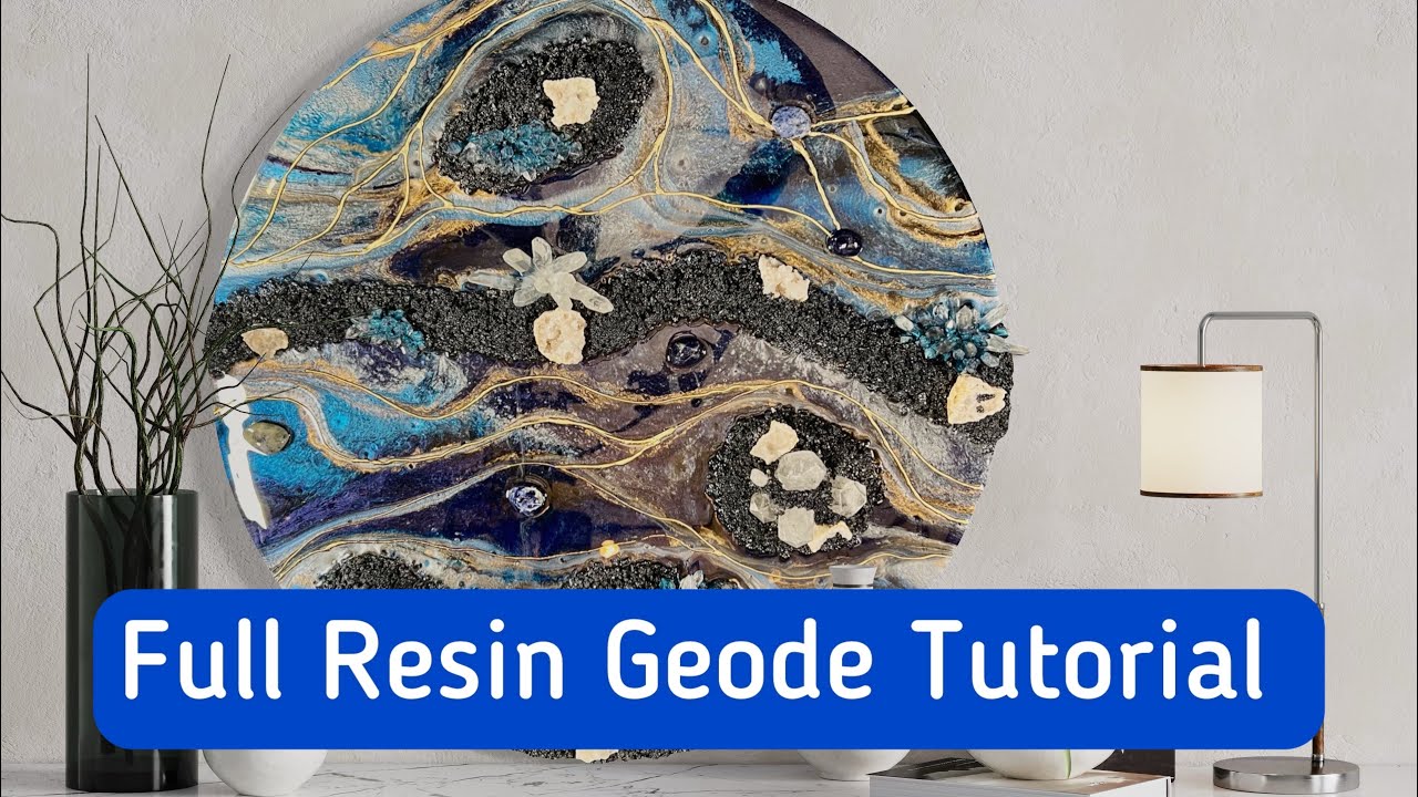 Обязательно к просмотру!!! Пошаговое руководство по созданию геод из смолы, искусство с использов...