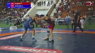 картинка: Чемпионат России 2025. 1\4 финала 74 кг. Тумэн Бодиев (Бурятия) - Евгений Жербаев (Бурятия)