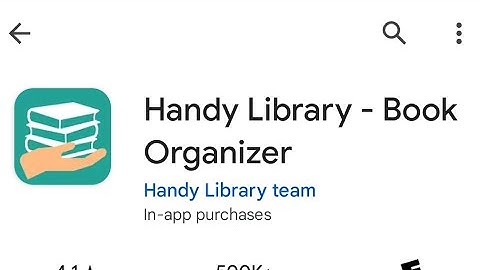 Handy Library - Book Organizer