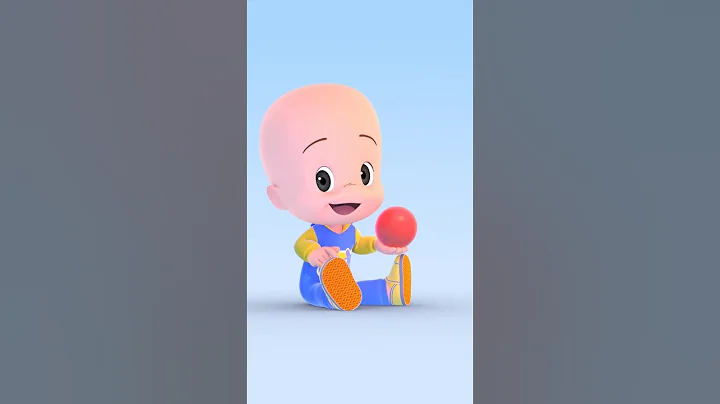 Cuquin can't stop playing with his red ball #shorts #videosforkids #educationalvideos.