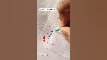 Stylish Name writing Short Video #reels #shorts #status #video #shortsfeed #writing #calligraphy#art