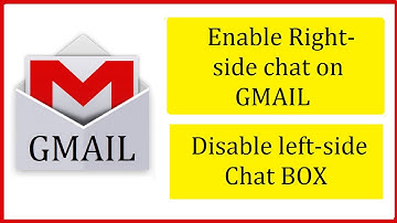 How to enable right side chat on GMAIL Desktop