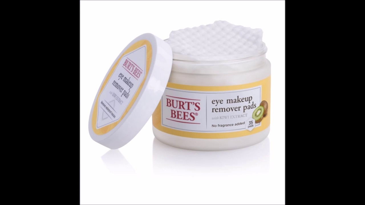 Burt's Bees Eye Makeup Remover Pads, 35 Count YouTube