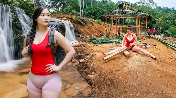 Timelapse 365 days: CEO Leaves City Countryside. Completes Wooden House. Husband Returns P.2