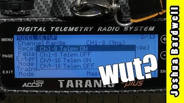 FrSky Bind Telemetry ON/OFF Channel 1-8 9-16 WHAT DOES IT MEAN