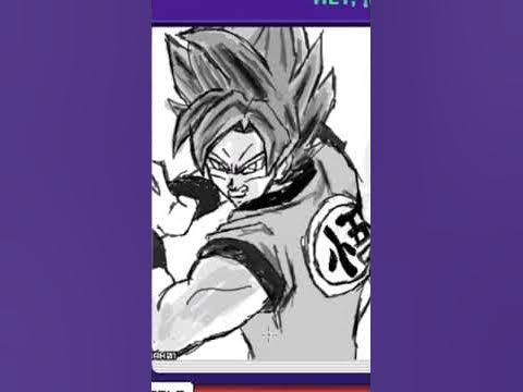 Goku Super Sayajin - Desenho de gabrieljbr - Gartic