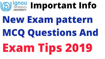 IGNOU Exam Tips in hindi | IGNOU New Exam Pattern | New MCQ Questions | Bshf 101 mcq questions