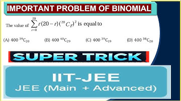 The value of sum_(r=0)^(20)r(20-r)(.^(20) C_r)^2\nis equal to \na. 400^(39)C_(20)\nb. 400^(40)C_...