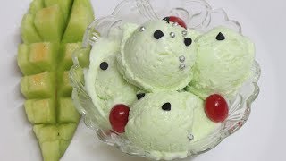 Melon Ice-Cream Recipe ~ By Yasmin Huma Khan