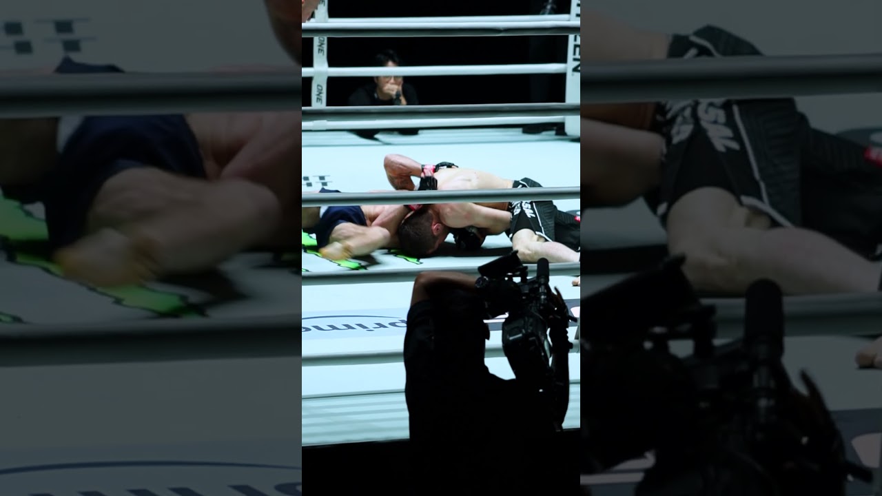 North-South Choke by Mansur Malachiev - ONE FN36 #onechampionship #mma #bjj #slowmotion