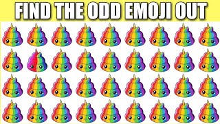 HOW GOOD ARE YOUR EYES l Find The Odd Emoji Out l Emoji Puzzle Quiz #puzzlechallenge