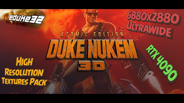 Duke Nukem 3D Atomic Edition + HI-RES Pack / EDuke32  Jul 03 2023 / 6880x2880 UltraWide / RTX 4090
