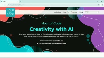Hour Of Code - An Interactive Website for Kids to Learn Coding - Dance Party AI edition - Lecture 1.
