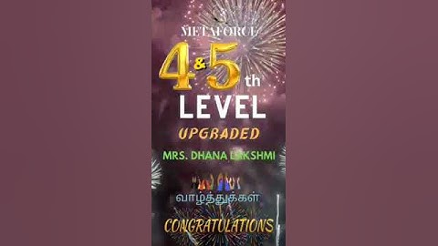 Level upgrade in meta force