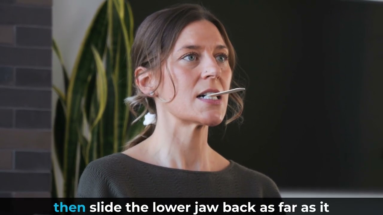 Lateral Pterygoid Stretch With Tongue Depressor