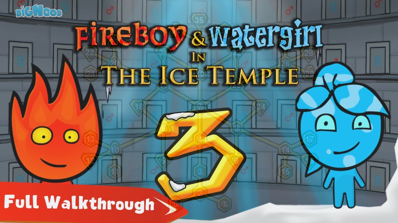 Fireboy and Watergirl 2 The Light Temple Walkthrough - All Levels