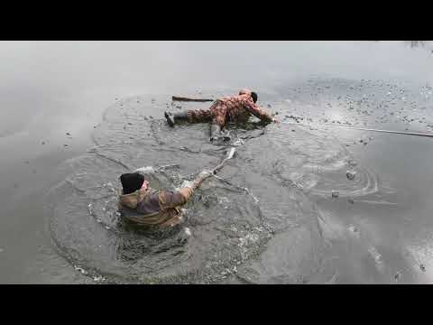 Спасение рыбака в ст.Выселки краснодарский край,видео целиком.