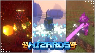 Wizards (Minecraft Mod Showcase/Tutorial) | Wizard Armor, Magic Spells & Elemental Magic screenshot 2