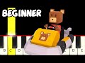 Arcade World - Super Bear Adventure - Fast and Slow (Easy) Piano Tutorial - Beginner