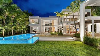 $43,000,000! One of the most Magnificently Modern Masterpieces in Miami Beach on Palm Island
