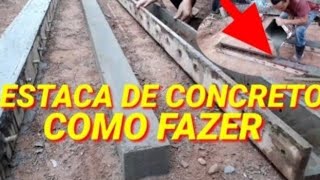 Estaca de concreto: faça você mesmo passo à passo