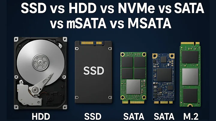 SSD vs HDD vs NVMe vs SATA vs mSATA vs M.2  Storage - What You Should Know About These Drives