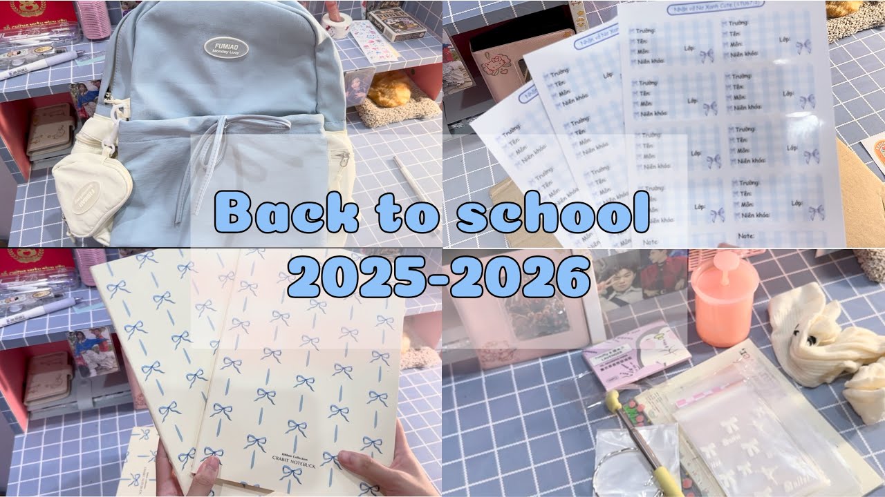 BACK TO SCHOOL 2025-2026 💖| Mình đã chuẩn bị những gì cho năm học mới?