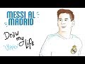 ¿Y si LEO MESSI hubiera fichado por el REAL MADRID? - Draw My Life