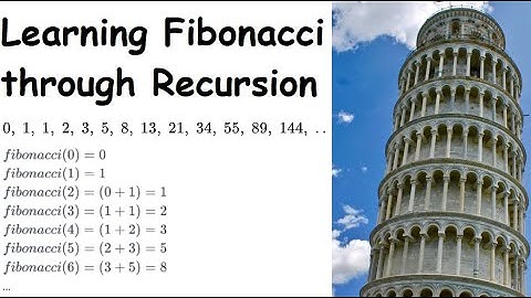 Simple Recursion, the Fibonacci Sequence
