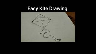 Easy Kite Drawing 💖 #shorts #drawing #creative #art #simple #kite #howtodraw #stepbystep #viral