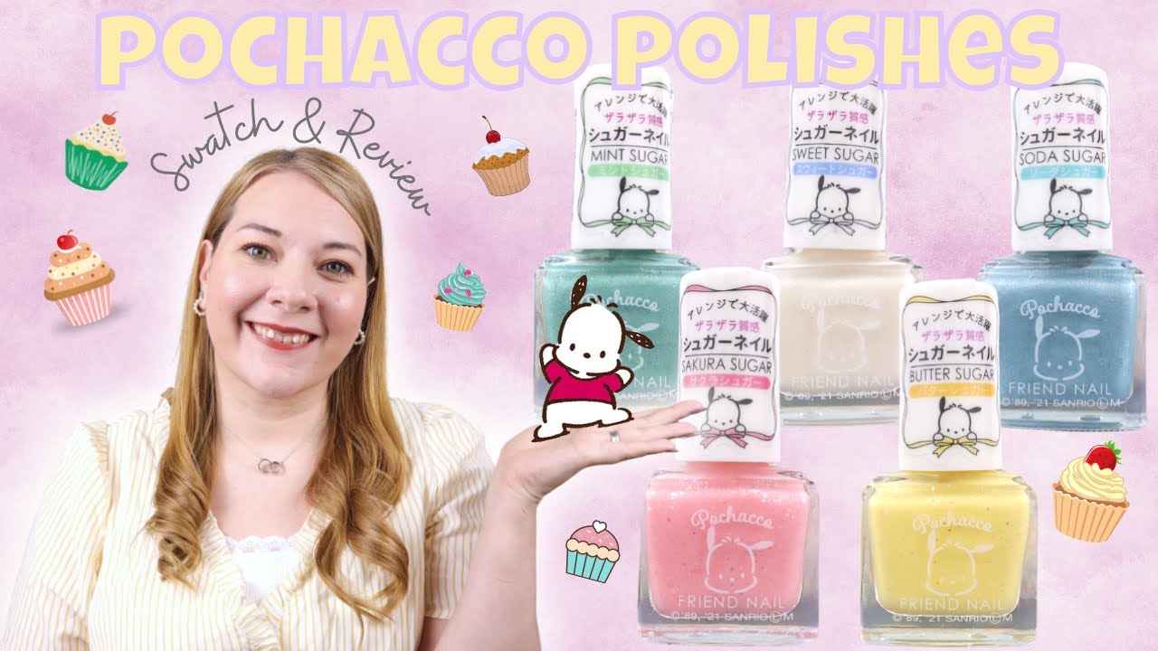 Friend Nail || Pochacco Nail Polish Sugar || Swatch and Review