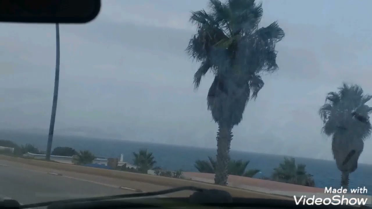 طريق الى الفنيدق مرورا بنفق المضيق/مااجمل المناظر روعة