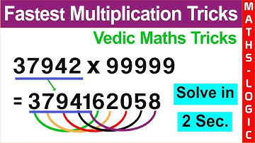 Vedic Maths Multiplication Tricks | Multiply With 9 Trick || Maths Short Tricks for Fast Calculation