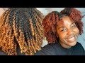 lightening and dying my hair WITHOUT bleach or box dye | hydrogen peroxide on natural hair