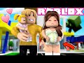 Rich Family in Roblox Adopting Goldie - Brookhaven Roleplay