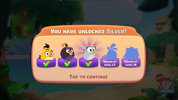 ANGRY BIRDS [Silver Bird unlocked🔥😲] || ANGRY BIRDS JOURNEY  Gameplay level 6-10 🐧😰😢🐤🔥🔥