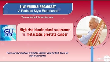 Is high-risk BCR really mHSPC?? Live webinar replay