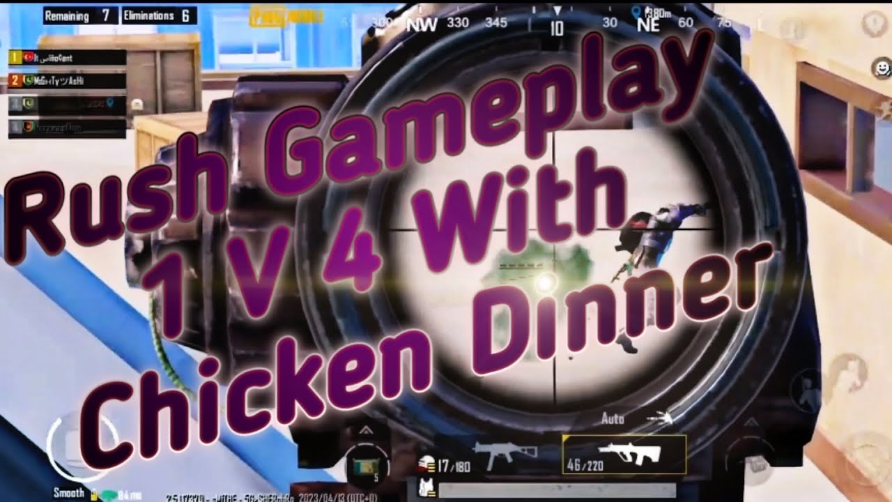 Rush Gameplay 1v4 With Chicken Dinner | Pubg Mobile 2023 - YouTube