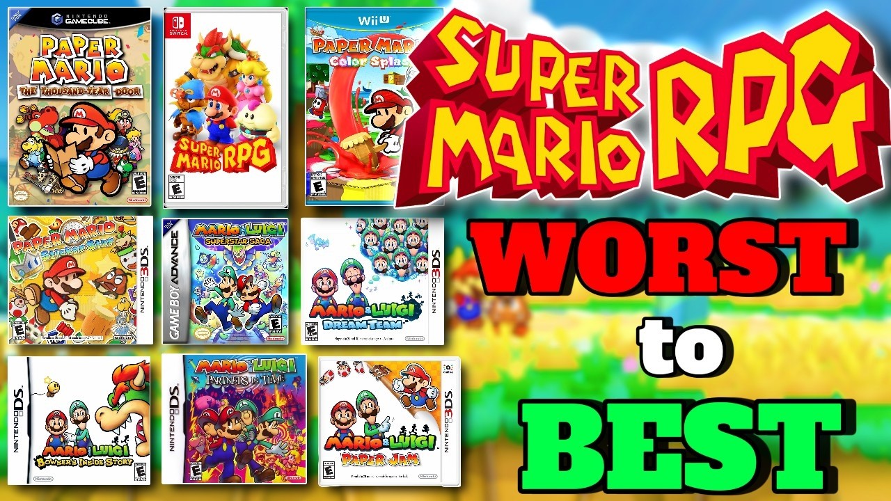 Рейтинг ВСЕХ RPG Mario от ХУДШИХ до ЛУЧШИХ!