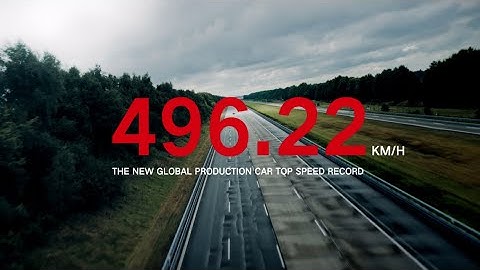 YANGWANG U9 Xtreme | 496.22km/h! The Fastest Car On the Planet