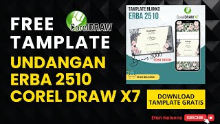 TAMPLATE UNDANGAN ERBA 2510 FORMAT CDR X7