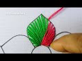 Awesome Hand Embroidery New Modern Flower Embroidery Design Needle Work Idea With Easy Stitching Tut