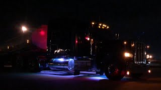 LED RGB Rock Lights On A Semi Truck #58