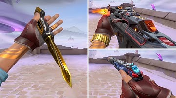 VALORANT New "Phaseguard" Skin Bundle In Game Showcase